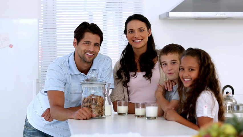 Family enjoying Salmon Cookies